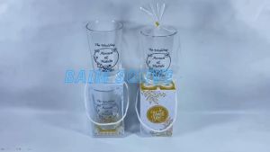 Souvenir Pernikahan Ultah dan Khitanan Gelas H9V Custom Sablon Nama 1PCS