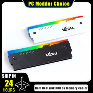 Desktop Computer RAM Heatsink: ARGB DDR4 & DDR3 Universal Memory Heat Sink