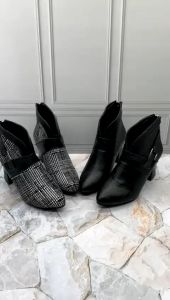 Sepatu Boots Heels Korea BO9086