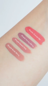 LIPCREAM MATTE SR12 LIP CREAM TRANSFERPROOF TAHAN LAMA HINGGA 8 JAM MENGANDUNG VIT E PELEMBAB BIBIR
