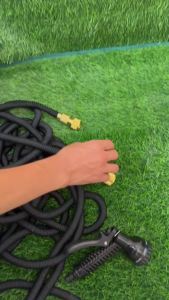 25FT-100FT Garden Water Hose Expandable Metal Connector High Pressure TPE Reel Magic Water Pipes for Garden Hose Farm Irrigation