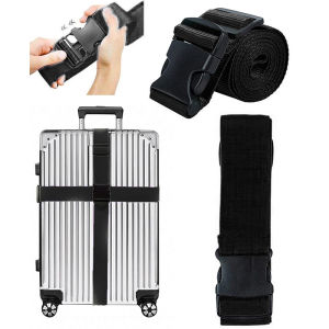 New Luggage Strap Adjustable Travel Accessories One Word Suitcase Buckle Strap Baggage Packing Belt Travel Suitcase Accessories