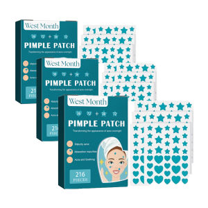 216pcs Hydrocolloid Acne Patch Repair Acne Cleansing Invisible Breathable Waterproof Acne Cleansing Concealer Fade Clean