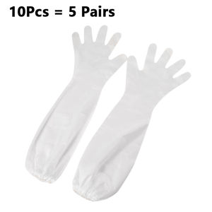 Food Grade Disposable Extended Thickened Gloves Kitchen Dishwashing And Vegetables Cleaning Waterproof And Oil-proof Gloves