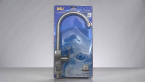 "INLEJ PHIL" ( #9217 ) Stainless Steel Arc Spout Kitchen Faucet with Side Handle Control for Easier Washing