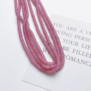 Vòng Tay Hạt Tròn Phẳng Đá Tự Nhiên Tổng Hợp Thủ Công DIY Vòng Cổ Vòng Tai Phụ Kiện Trang Sức Vật Liệu Hạt Rời