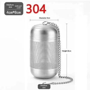 Stainless Steel Fine Mesh Tea Infuser Ball Strainer Reusable Spice Coffee Filter Loose Tea Leaves Home Teaware Kitchen Accessory