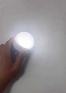 1 RGB Light Bulb USB Rechargeable With Remote Emergency Bulb Creative 5W Removable Base Magnetic Stage Lamp Bulb Birthday
