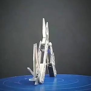 Stainless Steel Multi-tool Plier Folding Pocket Multitool with Screwdriver Scissors for Camping Hiking Survival Outdoor EDC Gear