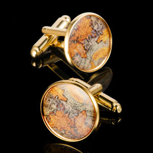 Creative Mens French Shirt Cufflinks Alloy Baked Paint Suit Shirt Button Cuff Accessories Stylish Fashionable Male Model