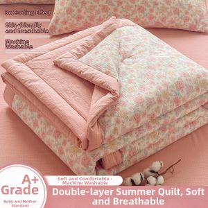 KAMONI | Double Layer Summer Cooling Blanket for Sofa and Nap Use