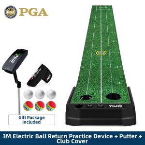 PGM GOLF | Automatic Ball Return Golf Putting Trainer Indoor Use