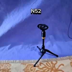 N52 STAND MIC ORIGINAL ROLIND TRIPOD KAKI TIGA MEJA TABLE STANDING HOLDER TEMPAT PEGANGAN MIK MIX MIKROFON STABILIZER POSISI MIC PODCAST STUDIO HANDHELD UNIVERSAL MICROPONE MINI GANTUNGAN BREKET BRACKET MOUNT HOLE CLAMP HANGER DUDUKAN KARAOKE PHONE LIVE MIMBAR