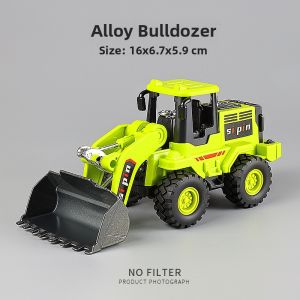 Alloy Inertial Slide Bulldozer Model