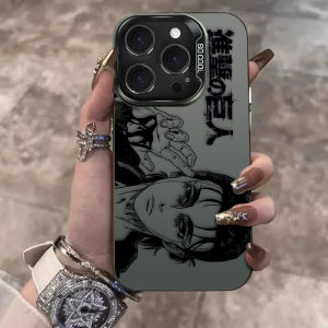 Bandai | Ốp Điện Thoại iPhone Attack On Titan Eren Yeager - Vỏ Bảo Vệ Hai Lớp Mờ Chống Xước Dành Cho Pro Max XS XR Plus 8 7 SE 2020 - Phụ Kiện Điện Thoại Anime