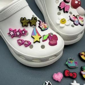 cross jibbitz shoe charms cross shoe Accessories Shoes Flower Fun Beach Guitar Surfboard Music Guitar shoe Accessories All-Match shoe Accessories