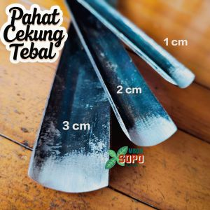 Tatah Ukir Jepara Pahat Cekung Super Tebal isi 3 biji