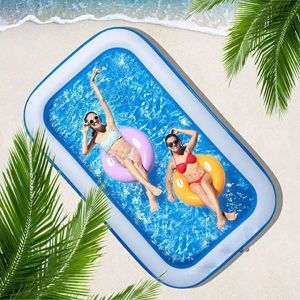 HOT SALE!! 1.5/1.8/2.6/3 M Inflatable Swimming Pool Family Multi-Sized Inflatable Pools Thickened Family Lounge Pool for Kid Swimming Playing Pool best gift