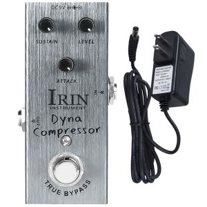 IRIN | IRIN AN-06 Dyna Compressor Pedal True Bypass Electric Guitar Effect Pedal Sustain Level Attack Effect Guitar Mini Accessories