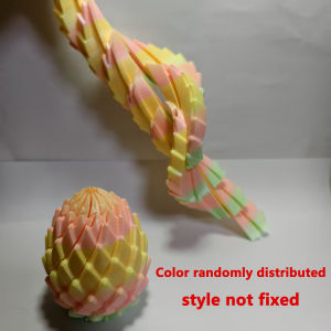3D Printed Dragon Egg Fidget Toy Articulated Stress Relief Hand Toy Desk Decor Gift