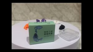 Ear Plug Peredam Suara Silikon Nano Earplug Renang Tiga Lapisan Kedap Suara