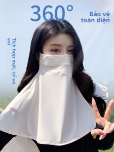 MiiOW | Khăn quàng cổ chống nắng Ice Silk mùa hè cho nữ MiiOW Vỏ trùm đầu chống tia UV Chống nắng Mặt nạ chống nắng cho nữ Vỏ trùm đầu