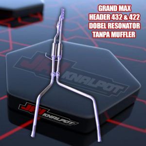 Grand Max Knalpot Racing Header 432 & 422 dobel Resonator