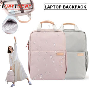EverToner Women Laptop Backpack 14/15.6 inch Female Simple Travel Backpack Waterproof School Bag For Teenager Girl