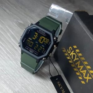 JAM TANGAN SKYMAX SKY-3008C RUBBER STRAP ORIGINAL TAHAN AIR DAN TAHAN BEKU