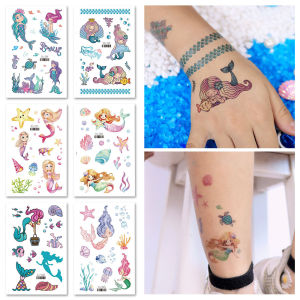 Dinosaur Pattern Temporary Tattoo Stickers Cute Cartoon Childrens Festival Gift Reward Personalized Boys Girls Cactus