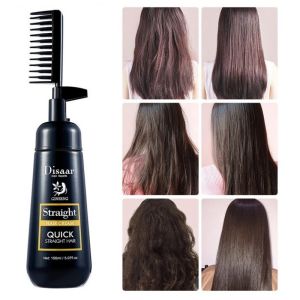 Replenishes Hair Nutrition Keratin Hair Straightener Comb Naturally Supple Straight Hair Comb Professional Keratin Hair Straightener Comb