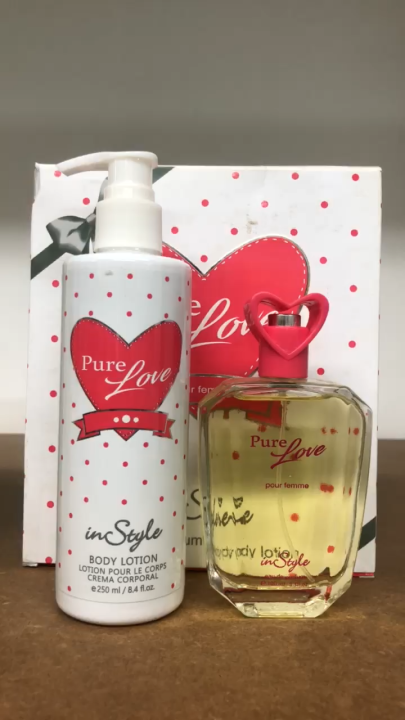 Instyle Pure Love For Women Coffret Set (EDP 100ml PERFUME 250ml