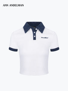 ANN ANDELMAN | Tennis Series Towel Fabric Polo Shirt