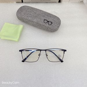Icon sunnies With case myopia mirror anti-anti-blue light radiation anti-fatigue students wild round face flat mirror male with degree glasses female (maaaring palitan ang mga lente ng panoorin)