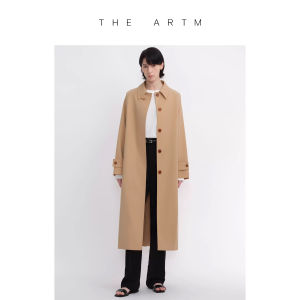 THE ARTM | Notch Lapel Single Button Trench Coat