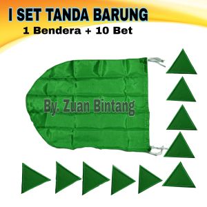 TANDA BARUNG  PRAMUKA 1 SET/ BENDERA BARUNG + BET BARUNG BORDIR