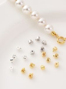 Small Easy to Use Steel Clasp Handmade DIY Pearl Crystal Bracelet Closure High Pressure Cooker Positioning Clip Head Accessories