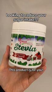 [Dr Sweet] 300g Pemanis Semulajadi Stevia Powder | Free Calorie | Organik | Serbuk Stevia | Halal