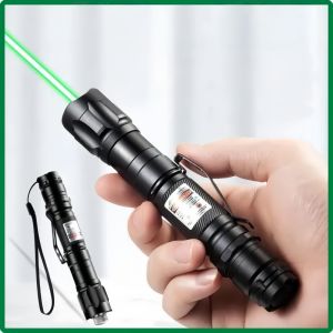 YTYIN | (Do Not Provide Batteries)Green Laser Pointer Teaching Tool Pet Automatic Cat Toys Laser Focus Adjustable Lazer Pen
