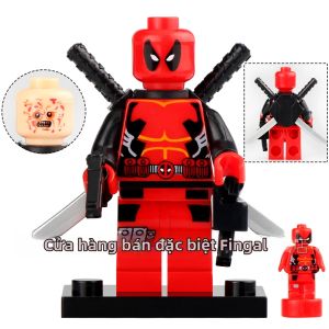 Đồ Chơi Xây Dựng Nhân Vật Venom Deadpool Có Máu