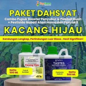Pupuk Pestisida Topfarm & Pupuk Buah Kacang Hijau
