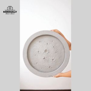Replika Bulan (DIAMETER 60CM) Hiasan Dinding Bulan Pajangan Dinding Bulan Visual Bulan Hiasan Aesthetic