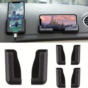 3/5pcs Multi-Functional Self-Adhesive Phone Mount – Adjustable Holder for Car Dashboard Wall & Desk Hidden Cable Management