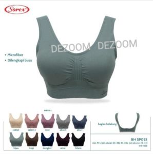 Sorex Sp 025 Bra Sport Belakang kait 3 bh Olahraga
