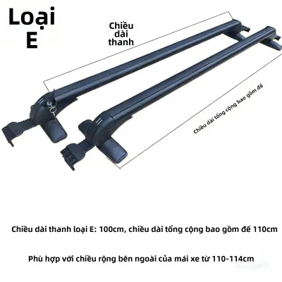 MLZH | Thanh Nóc Đa Năng Nhôm có Khóa và Thanh Đèn
