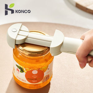 Konco New Jar Opener Magnetic Bottle Opener Multifunctional Beer Opener Can Opener Cap Opener for Weak Hands Seniors Kitchen Gadgets