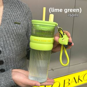BIZE | Portable Large Capacity Heat Resistant Straw Cup