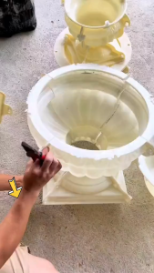 Khuôn đúc chậu ly 68 (khuôn chậu ABS siêu bền có lòng trong)