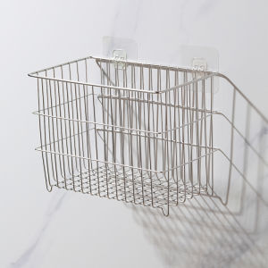 Modern Minimalist Kitchen Storage Rack Wall Mounted Vegetable Onion Garlic Basket Spice Storage Basket No Drilling Required