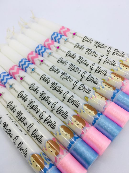 Personalized Candles for Baptism or Christening Lazada PH